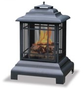 Caged Open Air Burning Device